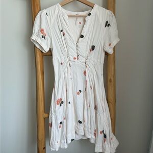 Free people milkmaid mini dress